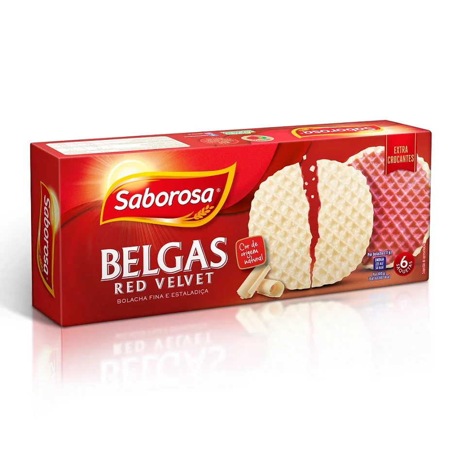 Bolachas Belgas Red Velvet