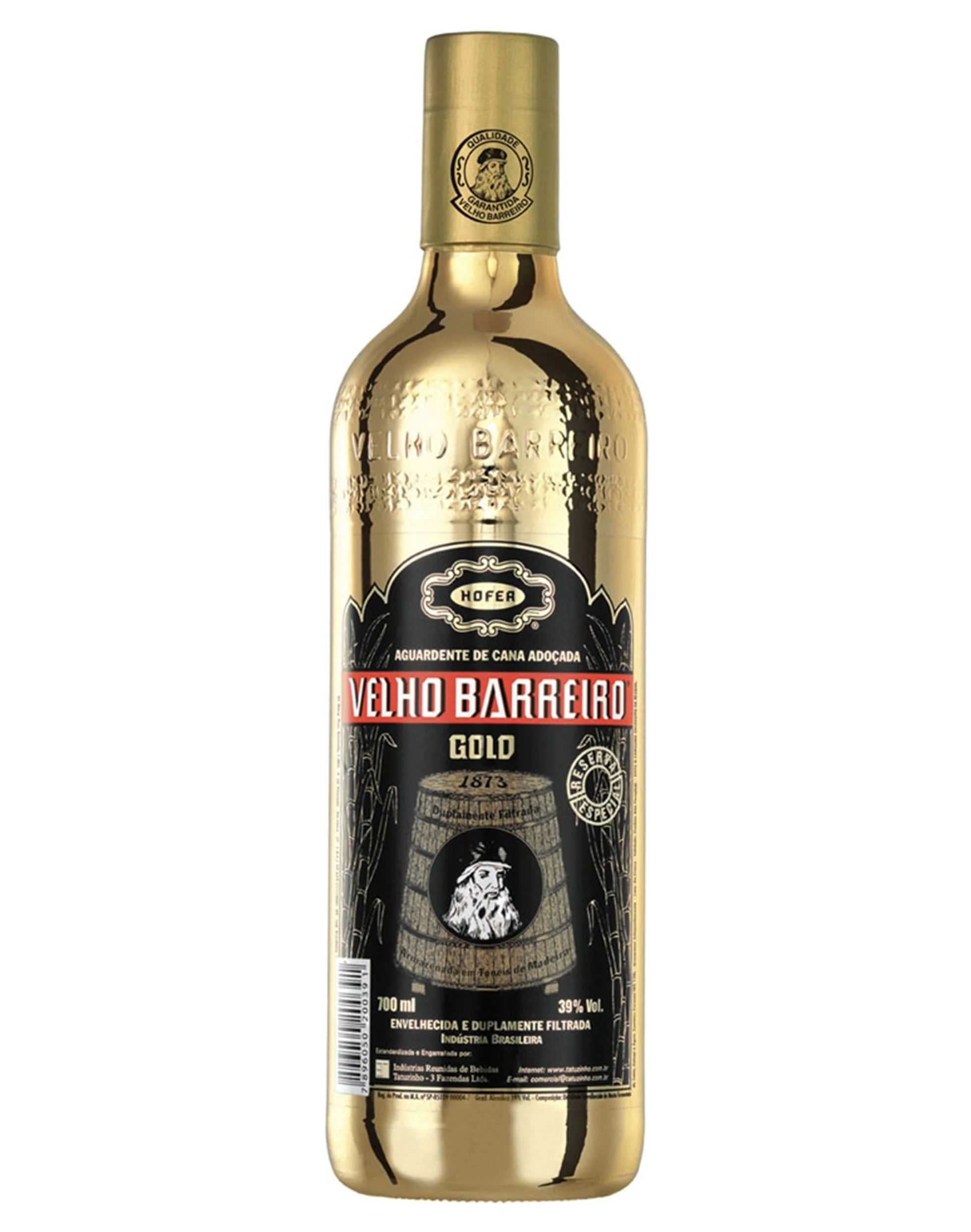 Cachaça Velho Barreiro Ouro Especial