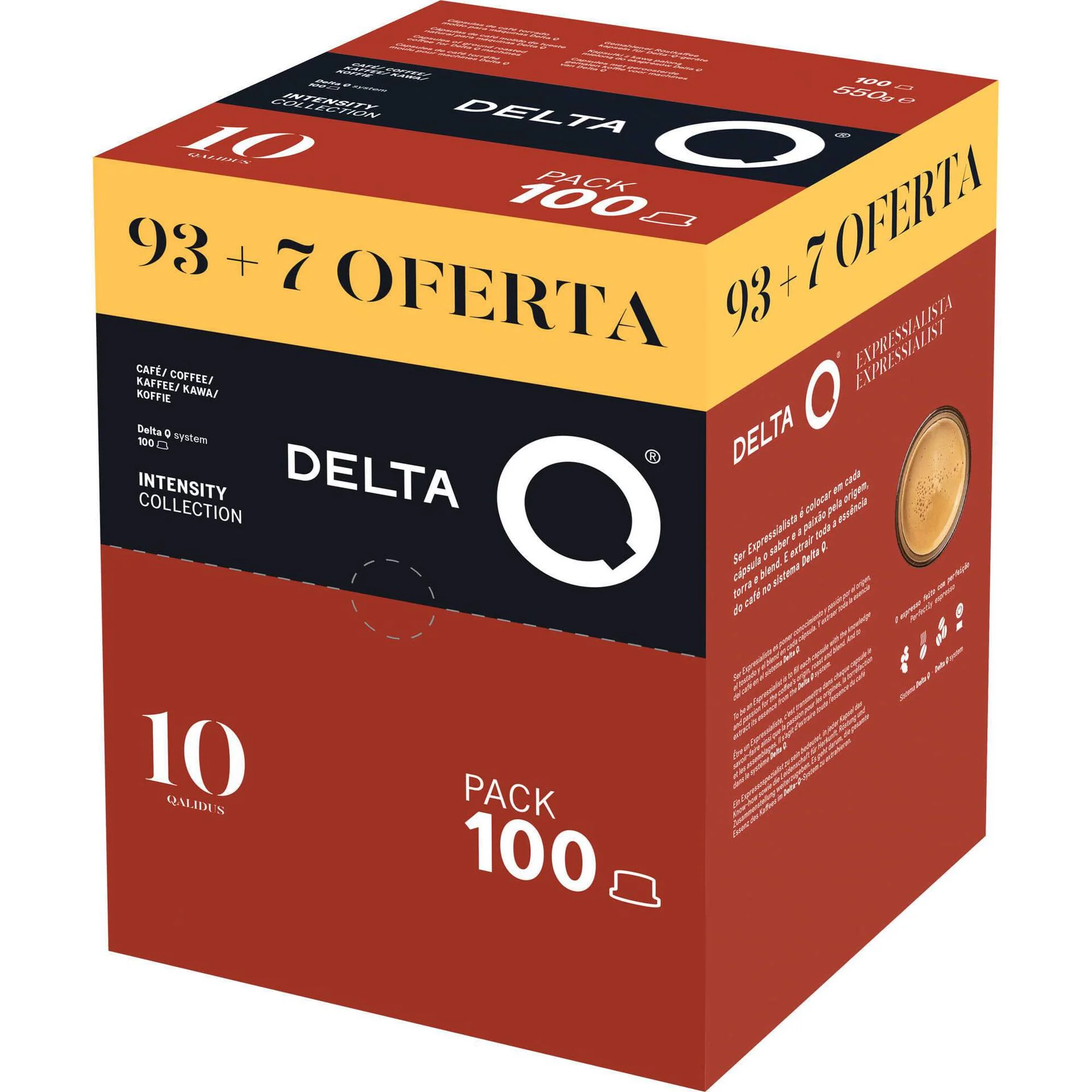 Cápsulas Delta Q Qalidus Int 10 Pack 100un - Image 2