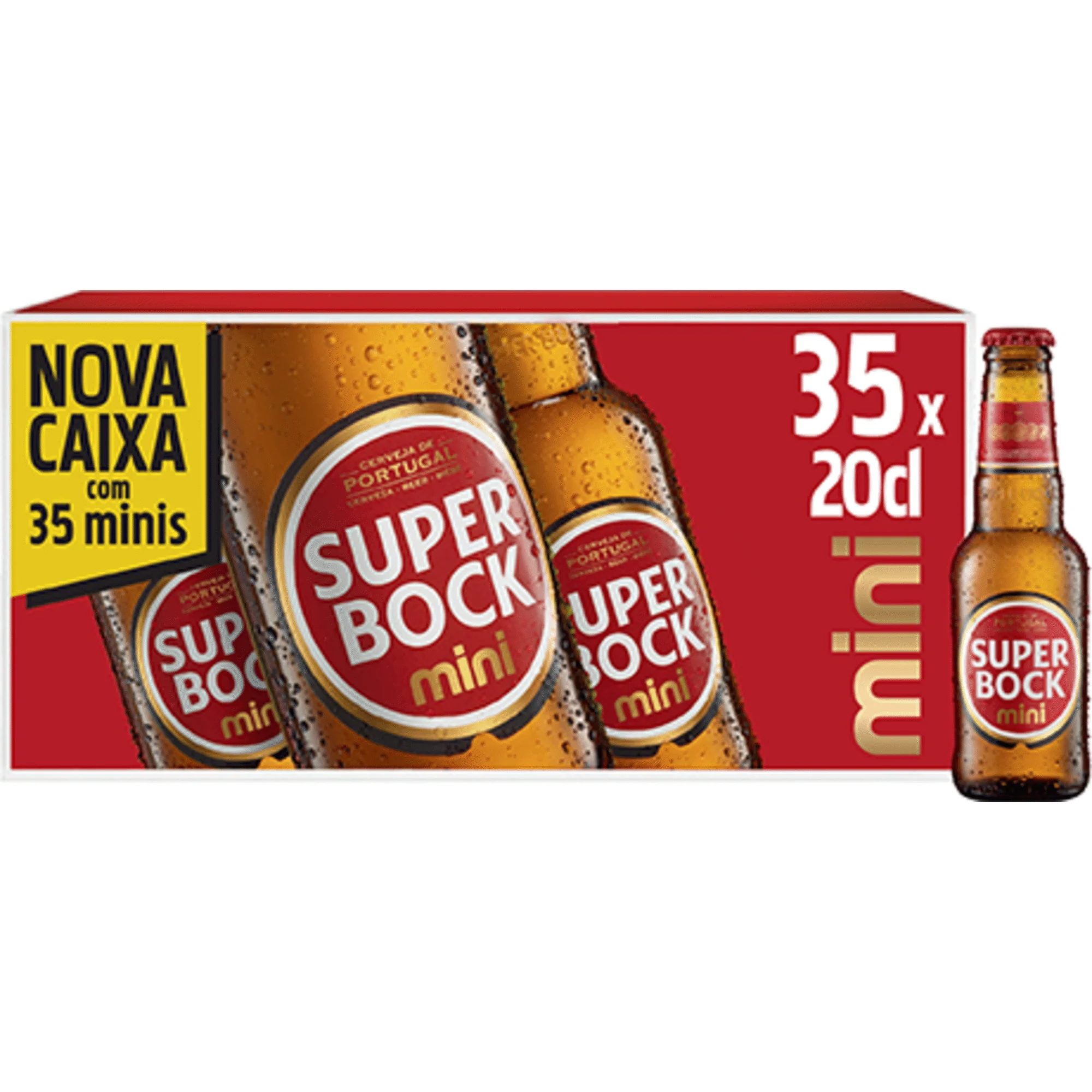 Cerveja Super Bock Mini (35*20cl)