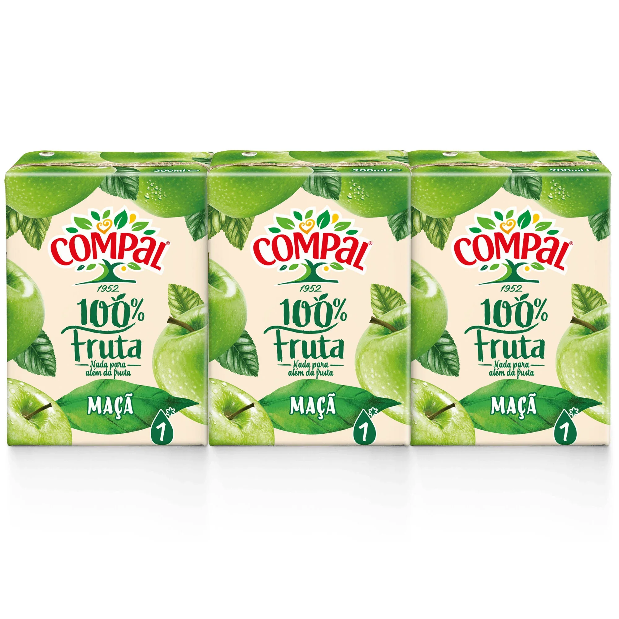 Compal 100% Maçã (3x200ml)