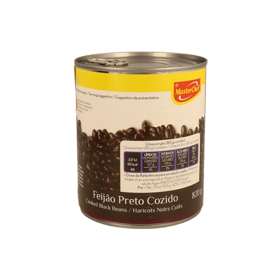 Feijão Preto Masterchef 820g