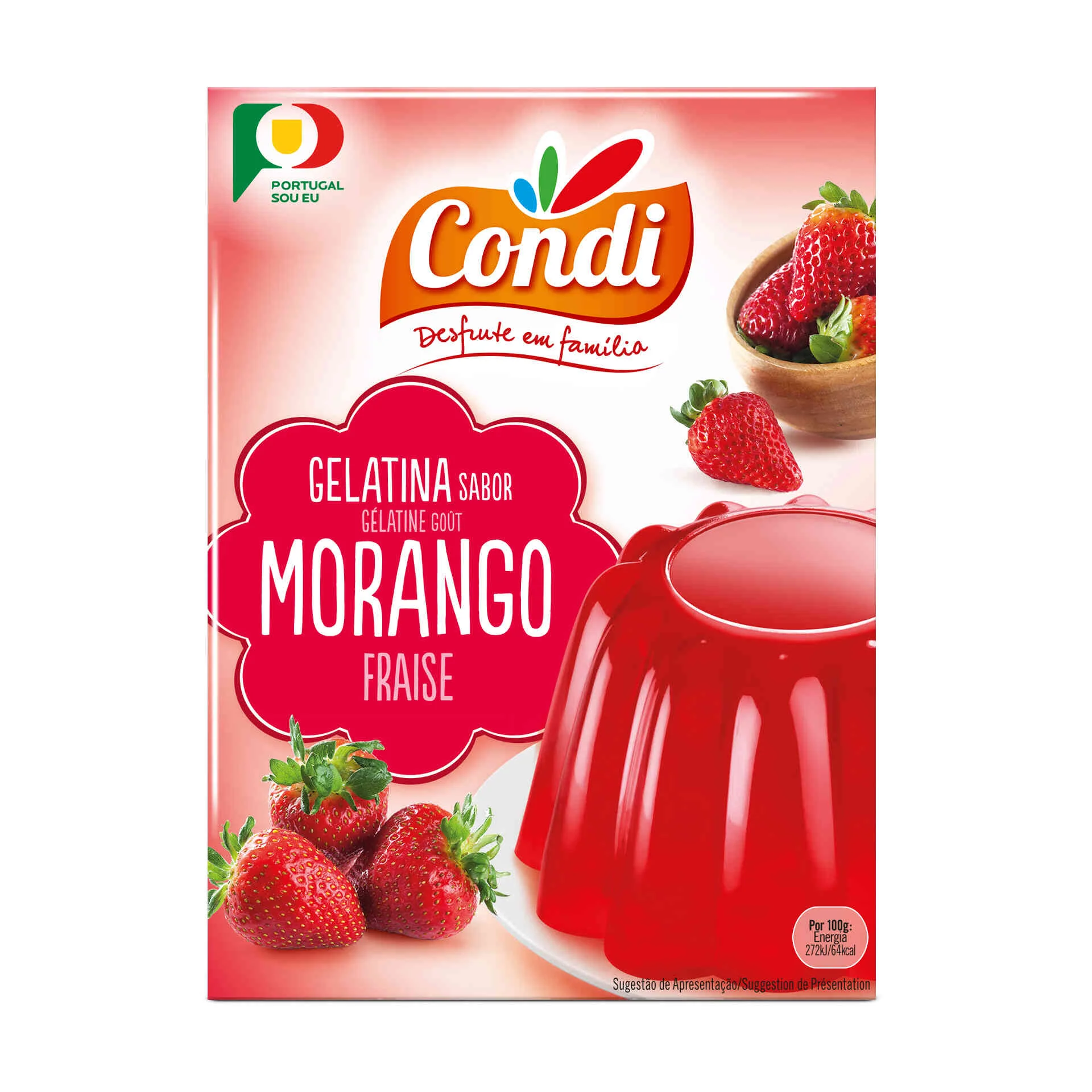 Gelatina Morango Condi
