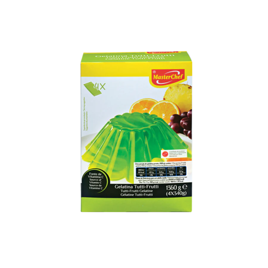 Gelatina Tutti-Frutti Masterchef