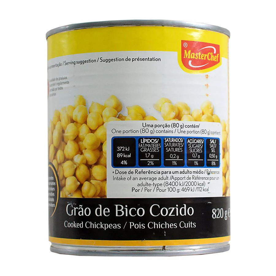 Grão de Bico / Cooked Chickpeas "Masterchef"