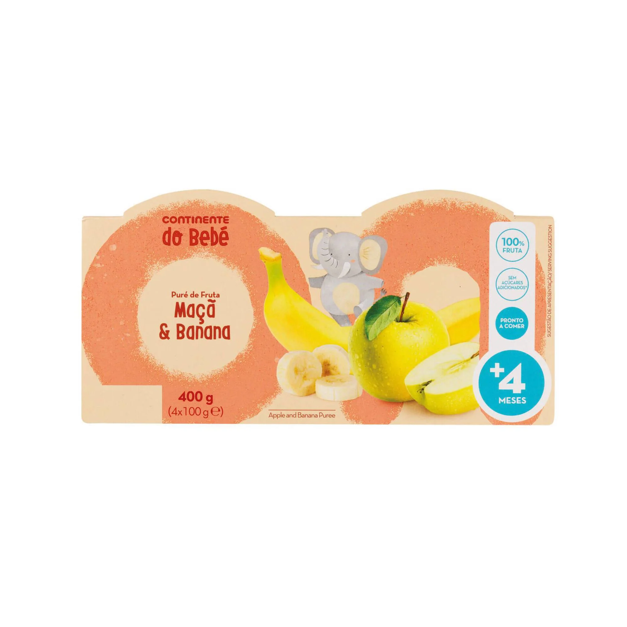 Puré de Fruta Maçã e Banana - Image 2