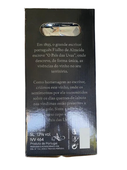 Vinho Alentejo "País das Uvas" Bag in Box 5L (Vidigueira) - Image 2