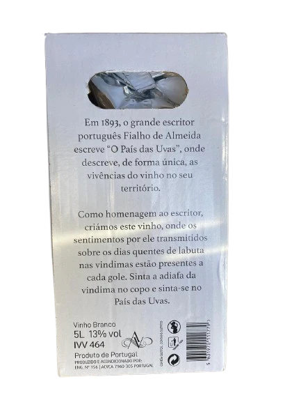 Vinho Alentejo "País das Uvas" Bag in Box 5L (Vidigueira) - Image 4